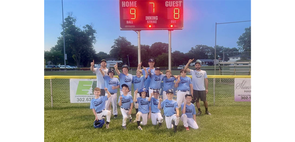 2022 Minor A Regular Season and Playoff Champion Rays