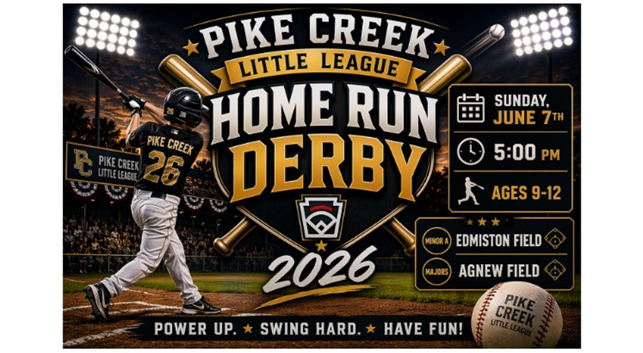 2026 PCLL Home Run Derby