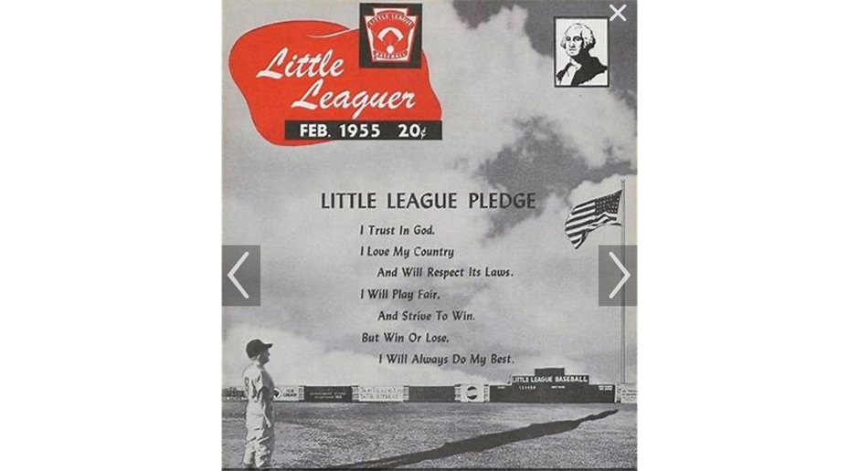 LIttle League Pledge Vintage Picture